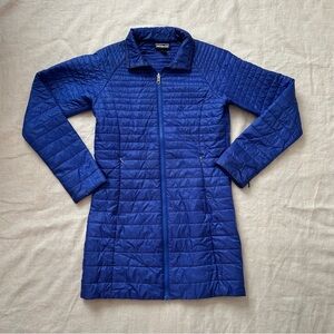 Patagonia Womens Vosque 3-in-1 Parka Inside Jacket Only Vibrant Blue Puffer Sz S